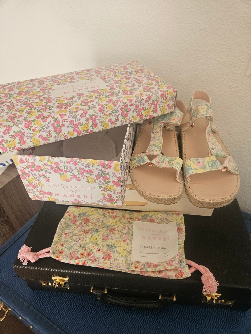 Nwot Loveshackfancy Sandals Size 41